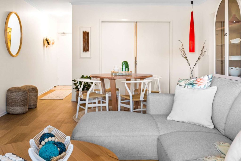 Dining/Living room after